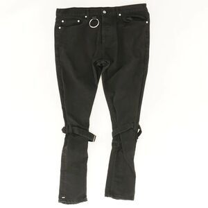 Mr Completely 38 X 32 Streetwear Anfield Black Skinny Jeans